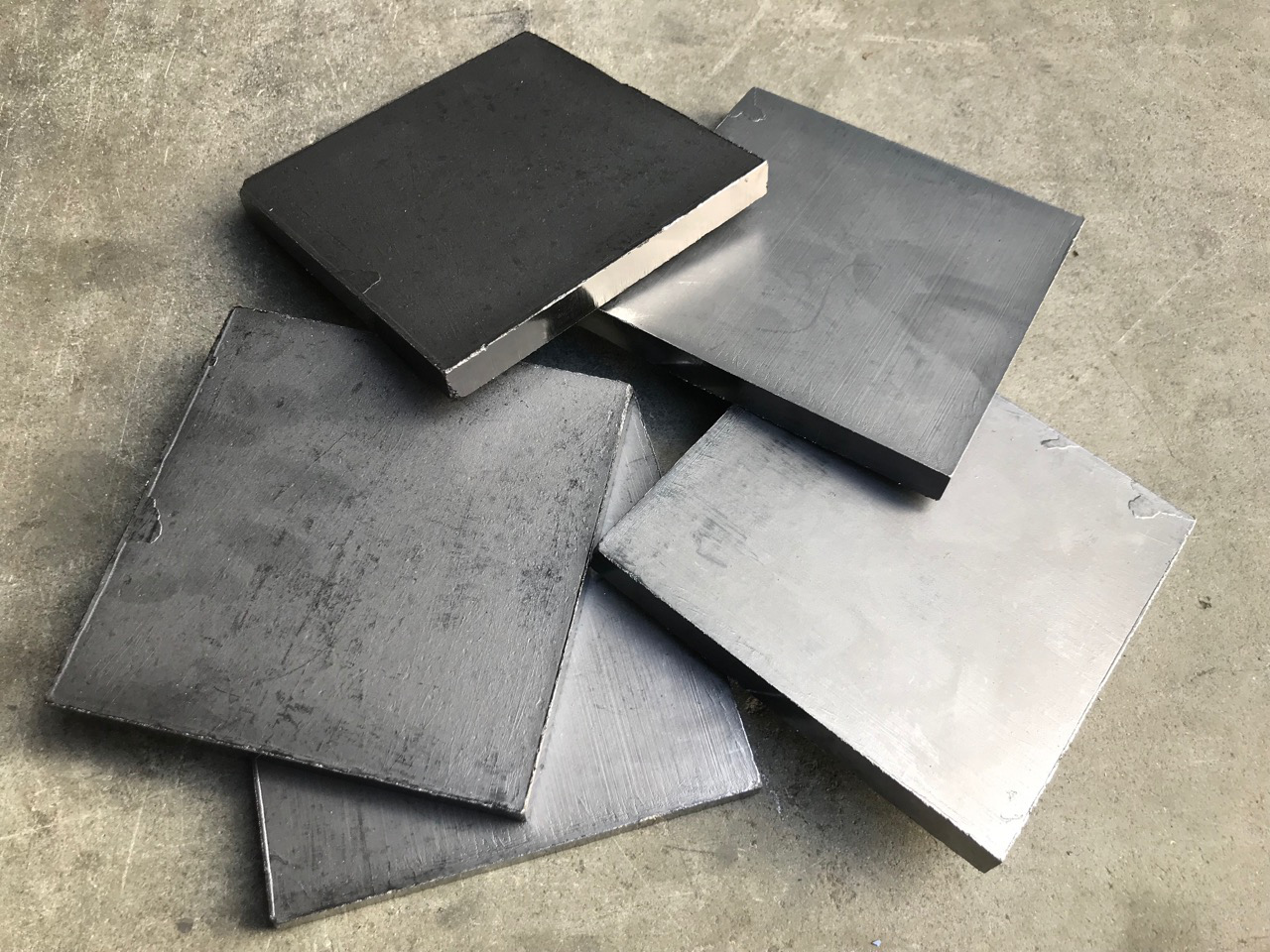 Kohlenstoffplatten roh